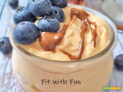 Dessert Budino Proteico Fiocchi di Latte e Zucca