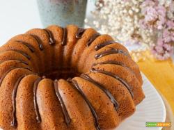 Ciambellone di Ricotta e Arancia con un Tocco Fondente