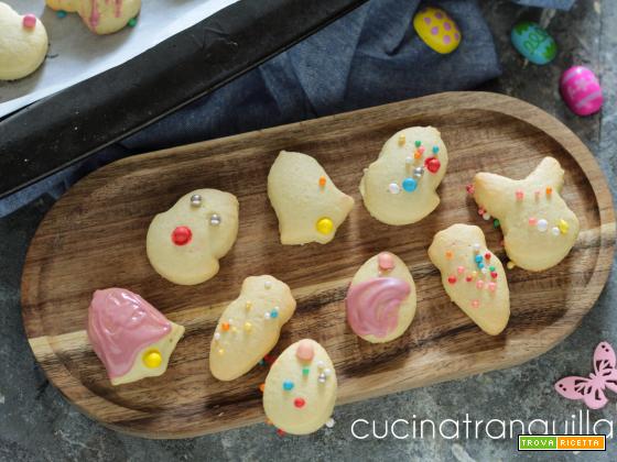 Frollini di Pasqua con pasta frolla all’olio
