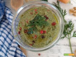 Pesto con ciuffi di carote