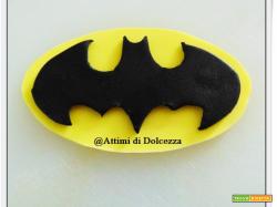 LOGO BATMAN IN PASTA DI ZUCCHERO