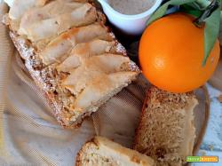 Plumcake senza zucchero mela e arancia