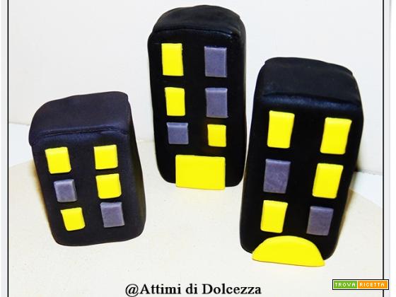 SOGGETTI BATMAN IN PASTA DI ZUCCHERO