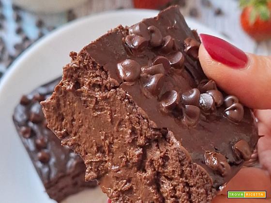 Fudge Brownies 4 Ingredienti Proteici e Senza Glutine