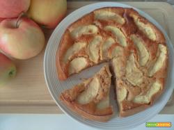 Torta di mele integrale senza glutine e senza burro
